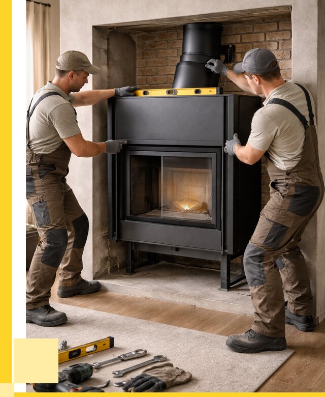 Установка каминных топок в Лениногорске под ключ от 18576 р. | ЭриданЛнр