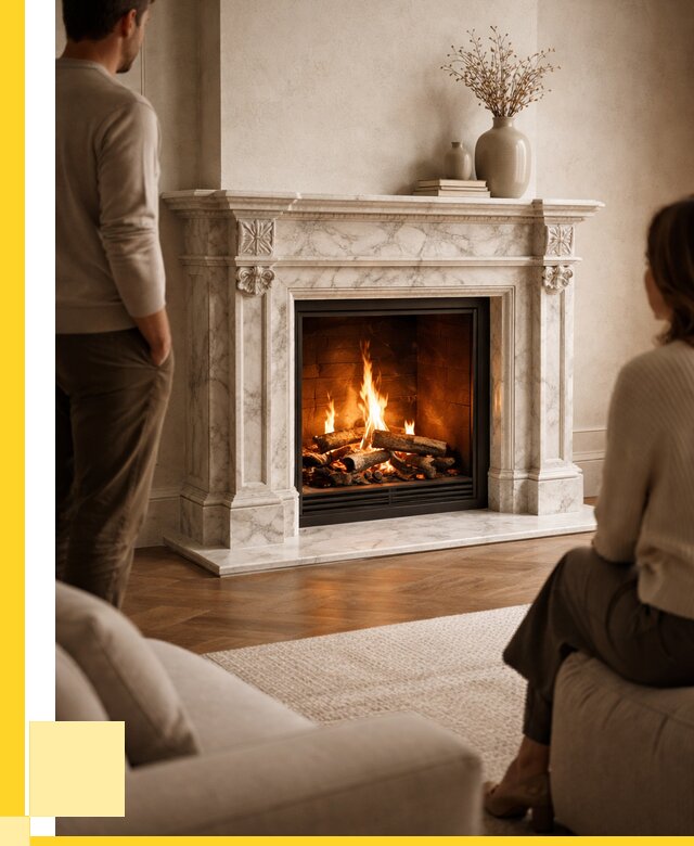 Мраморные камины под ключ в Лениногорске от 258000 р. | ЭриданЛнр