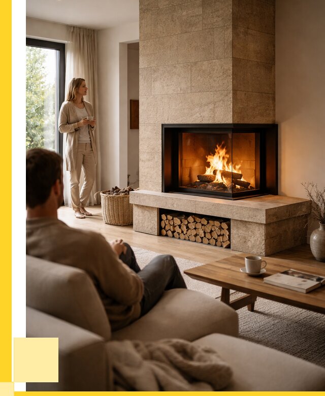 Угловые камины из кирпича установка в Лениногорске от 154800 р. ЭриданЛнр