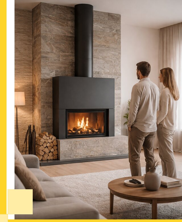 Закрытые камины под ключ в Лениногорске от 123840 р., ЭриданЛнр