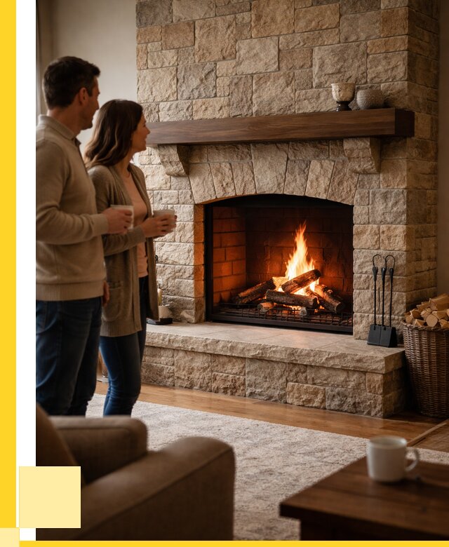 Каменные камины на заказ в Лениногорске от 185760 р. | ЭриданЛнр