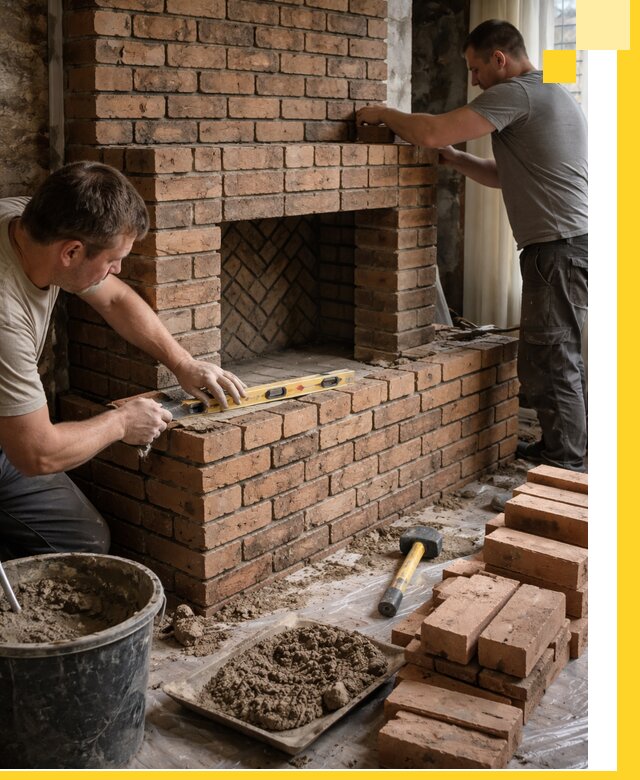 Изготовление и установка кирпичных каминов в Лениногорске