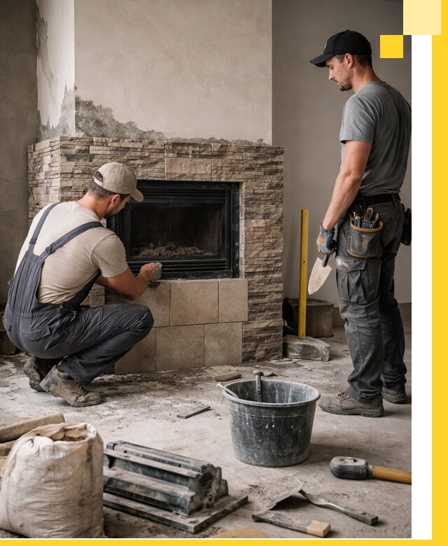 Камины под ключ в Лениногорске: проект, изготовление и монтаж