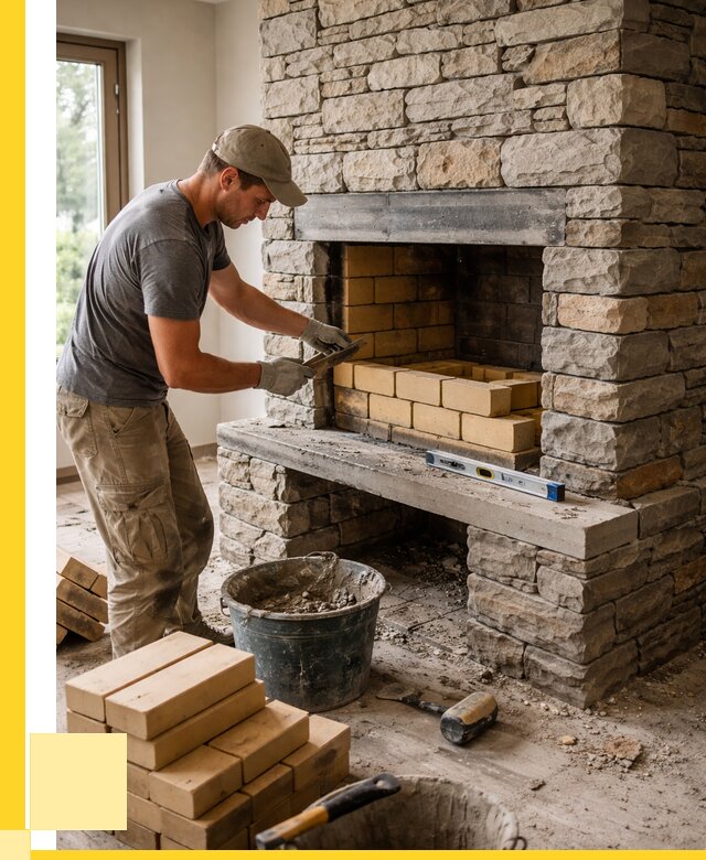 Кладка каминов и камина в Лениногорске от 25800 р. ЭриданЛнр