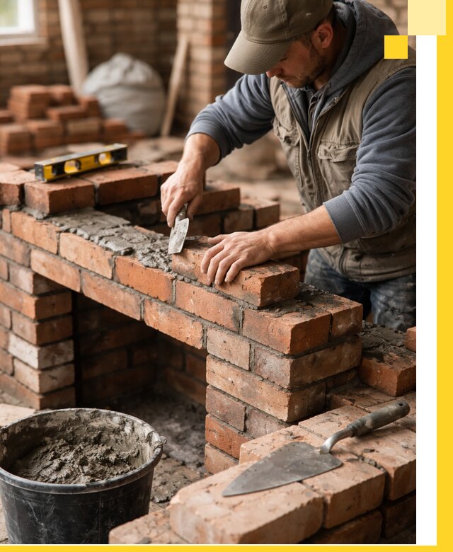 Кладка каминов под ключ в Лениногорске профессиональная отделка и монтаж