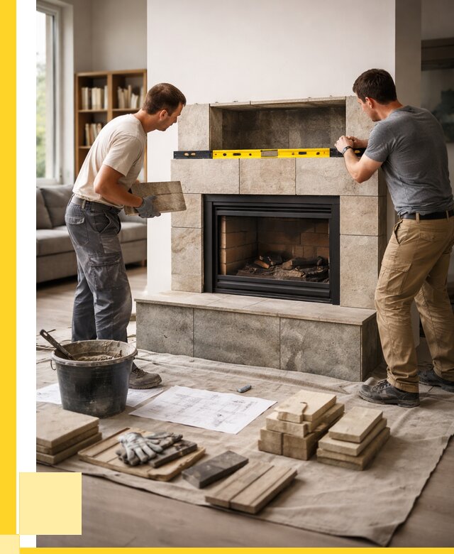 Монтаж каминов и установка в Лениногорске от 46440 р. | ЭриданЛнр