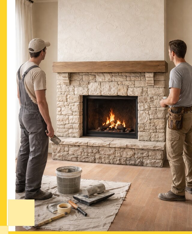 Отделка каминов в Лениногорске от 6708 р. под ключ | ЭриданЛнр