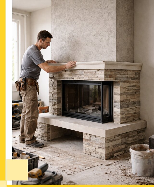 Изготовление каминов под ключ в Лениногорске от 154800 р. | ЭриданЛнр