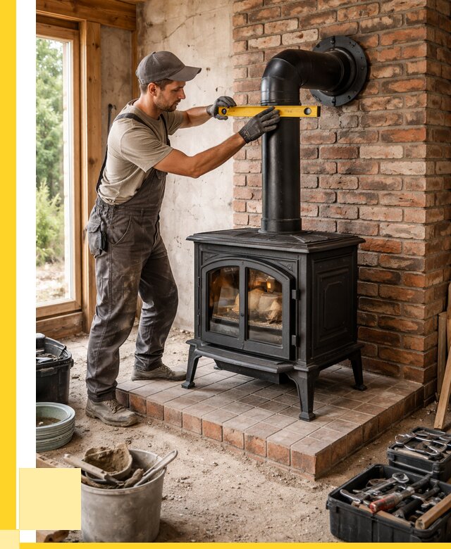 Монтаж печей установка банной печи в Лениногорске от 15480 р. | ЭриданЛнр