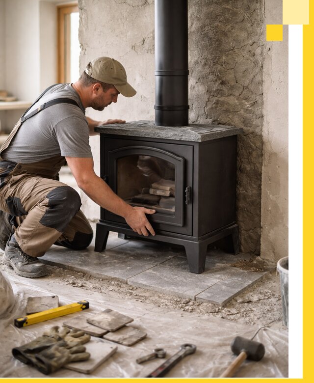 Профессиональный монтаж печей и каминов в Лениногорске под ключ