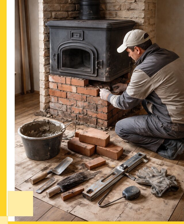 Ремонт печей в Лениногорске от 12384 р., услуги печника ЭриданЛнр