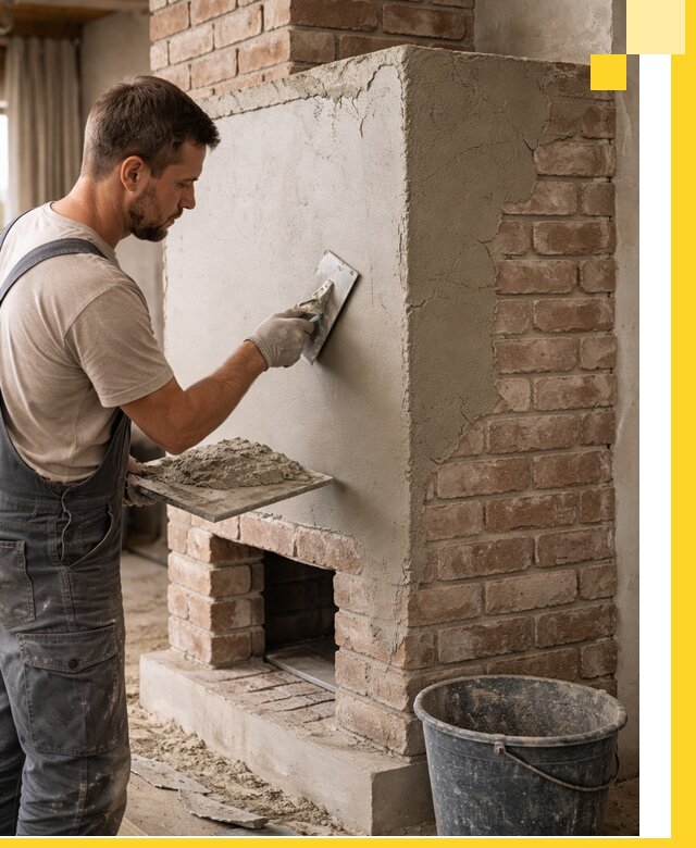 Отделка печей и облицовка каминов в Лениногорске под ключ