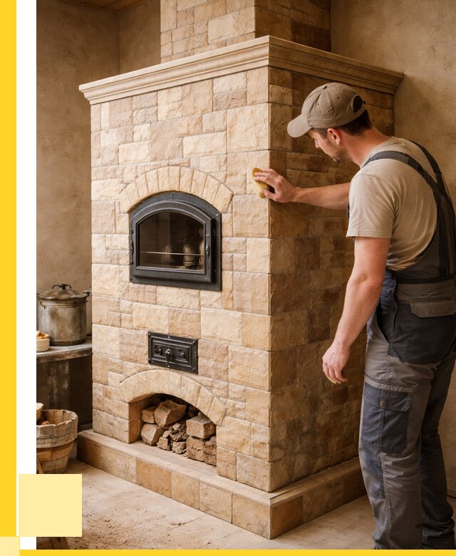 Облицовка печей в Лениногорске от 4644 р. под ключ | ЭриданЛнр