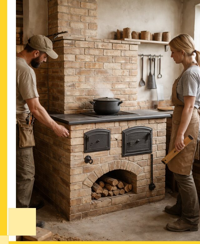 Варочно отопительные печи в Лениногорске от 92880 р. | ЭриданЛнр