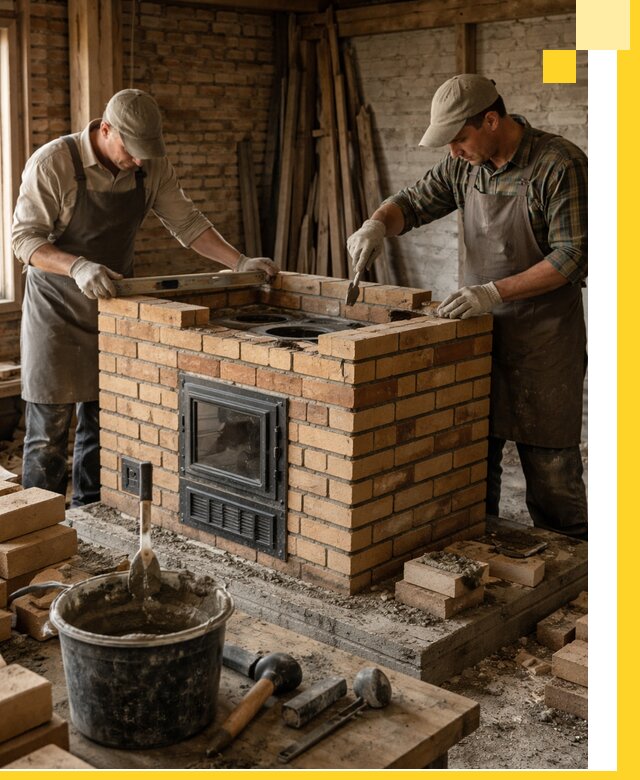 Изготовление и установка варочных печей под ключ в Лениногорске