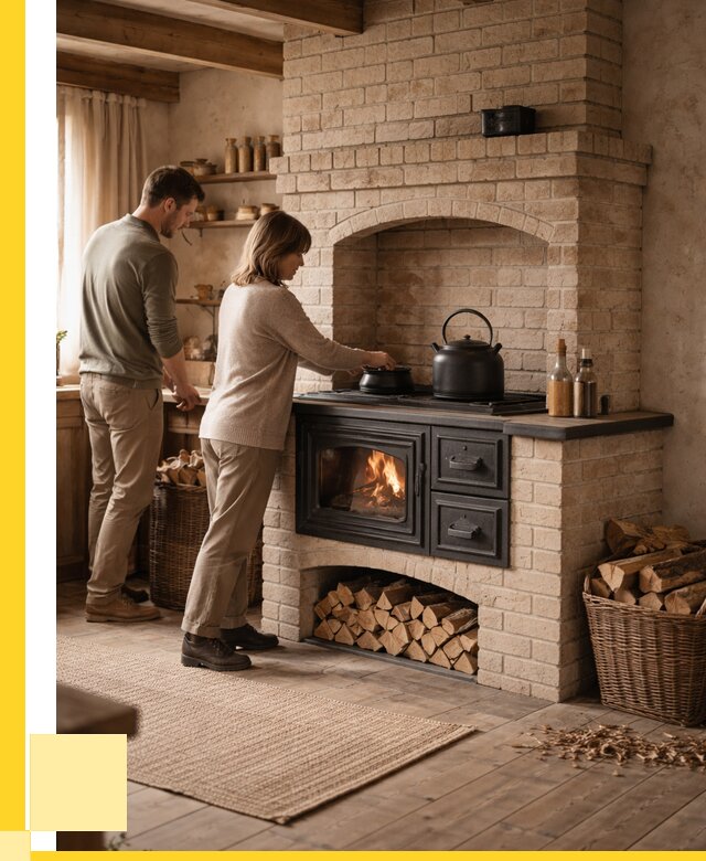 Печи с плитой в Лениногорске от 46440 р. | ЭриданЛнр — кирпичная печь