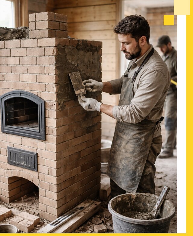 Изготовление и установка печей-шведок под ключ в Лениногорске