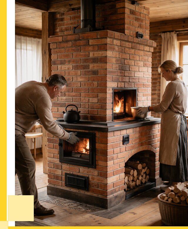 Печи для загородного дома под ключ в Лениногорске от 82560 р. | ЭриданЛнр