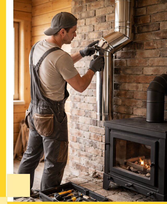 Монтаж дымоходов для печей в Лениногорске от 7740 р. | ЭриданЛнр
