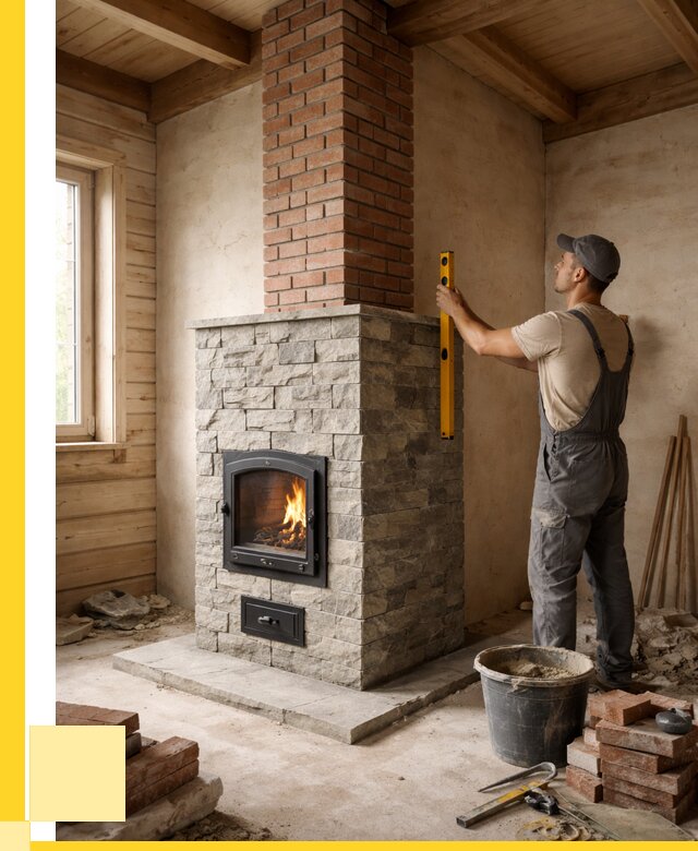 Печи и дымоходы под ключ в Лениногорске от 46440 р., ЭриданЛнр