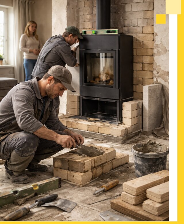 Печи и камины под ключ: проект, установка в Лениногорске