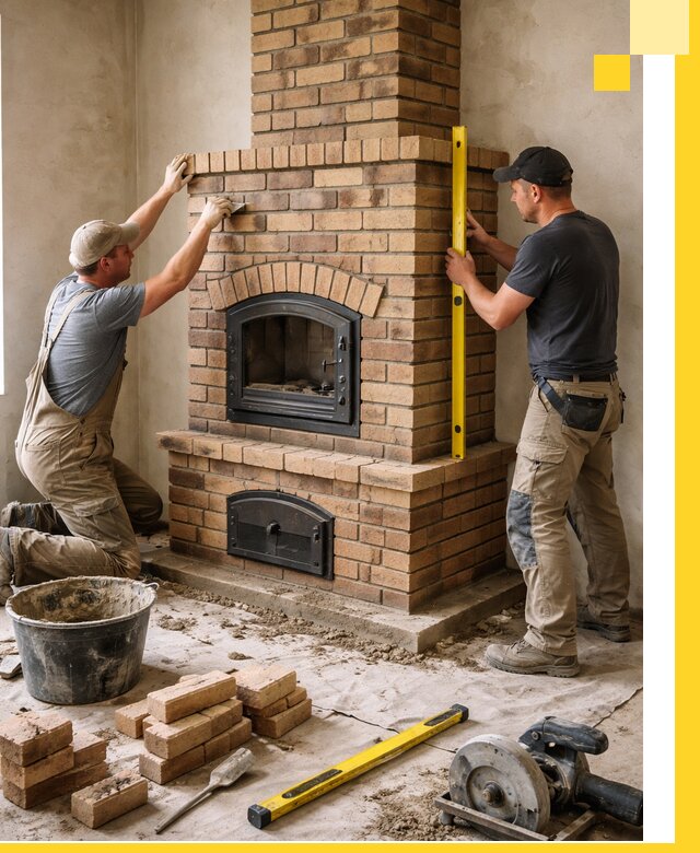 Продажа и установка печей и каминов для дома под ключ в Лениногорске