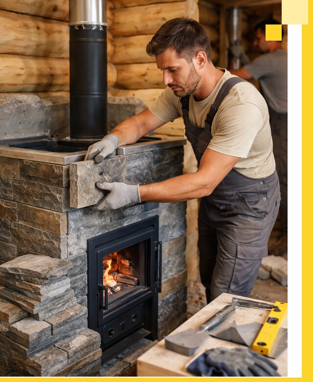 Печи для бани под ключ в Лениногорске: изготовление и монтаж