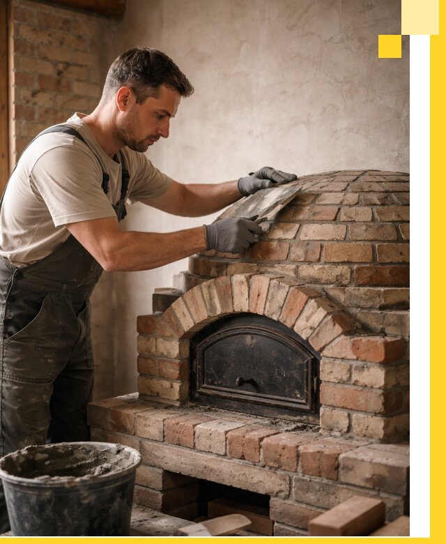 Изготовление и монтаж помпейских печей на заказ в Лениногорске