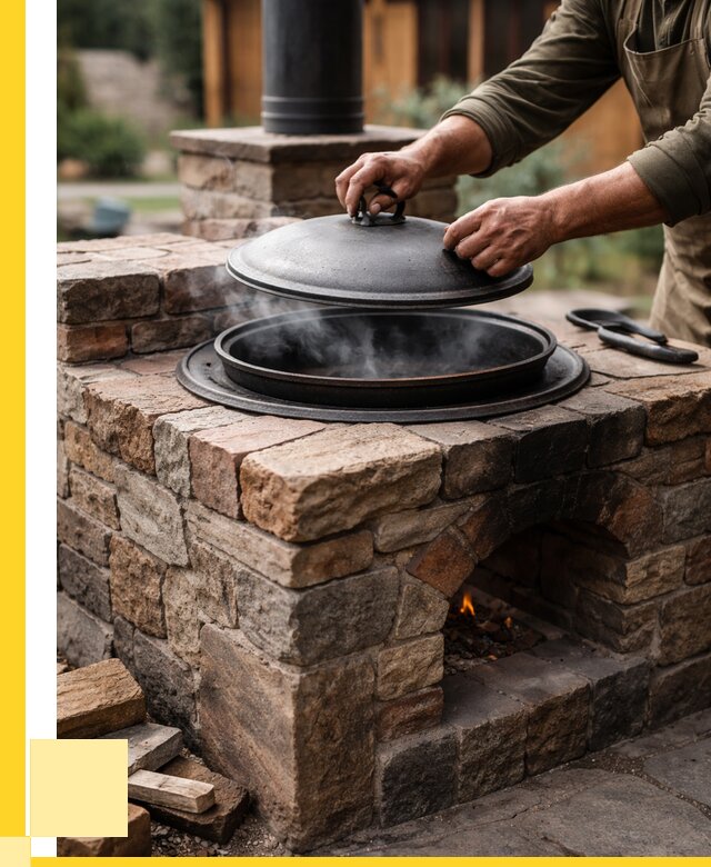 Печи для казана в Лениногорске по цене от 18576 р. | ЭриданЛнр