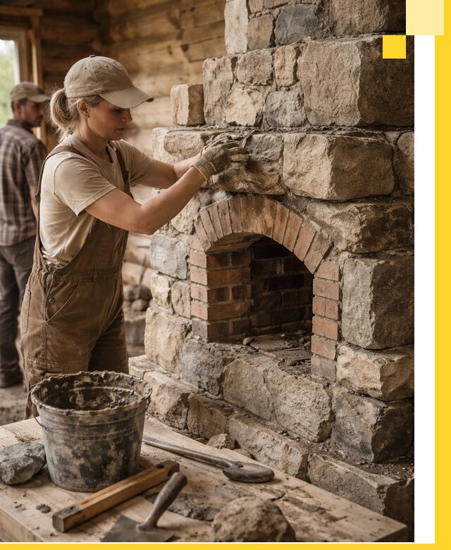 Каменные печи на заказ и монтаж в Лениногорске, долговечные решения