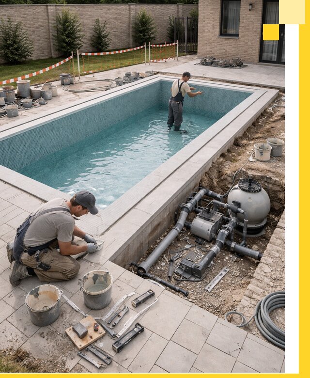 Строительство бассейнов под ключ в Лениногорске: проекты и монтаж