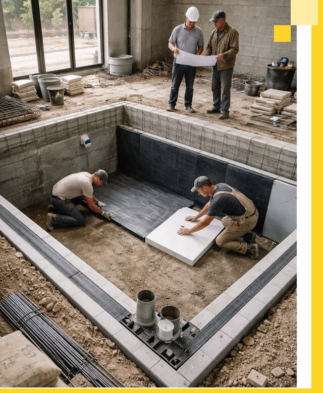 Проекты частных и общественных бассейнов под ключ в Лениногорске