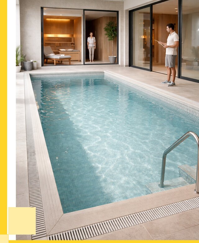 Отделка бассейна пленкой ПВХ в Лениногорске от 3612 р. - ЭриданЛнр