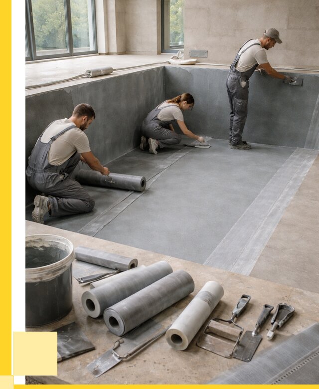 Гидроизоляция бассейнов в Лениногорске от 2064 р., ЭриданЛнр