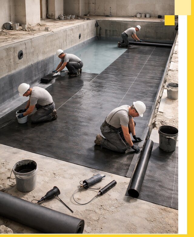 Профессиональная гидроизоляция бассейнов и чаш в Лениногорске под ключ