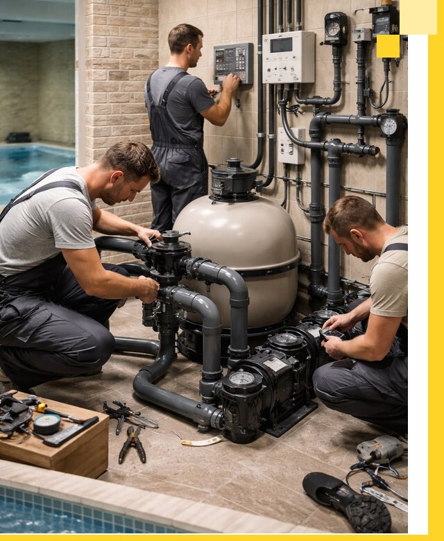 Комплексное оборудование для бассейнов под ключ в Лениногорске