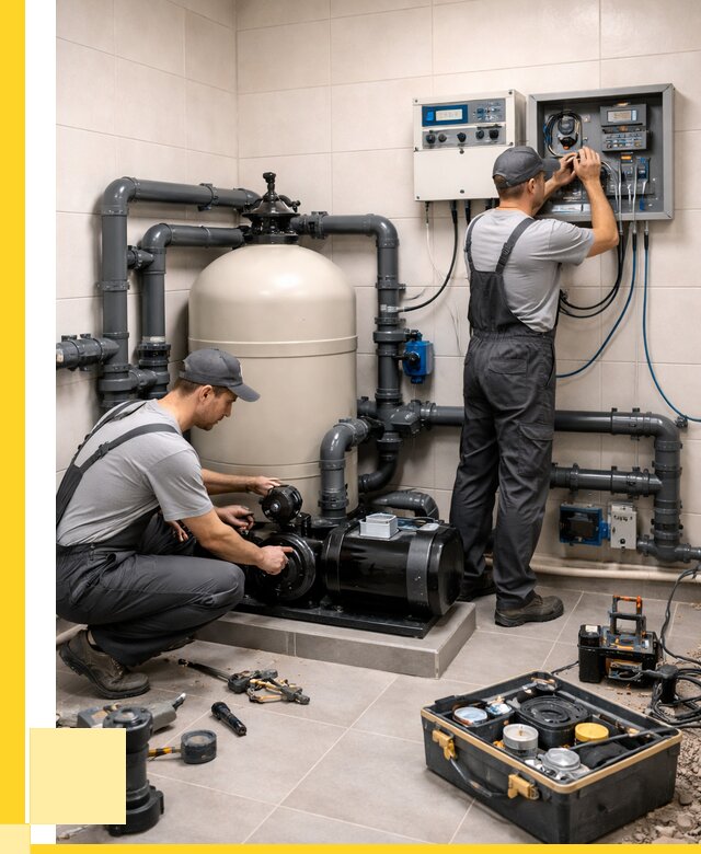 Монтаж оборудования для бассейнов в Лениногорске от 41280 р. | ЭриданЛнр