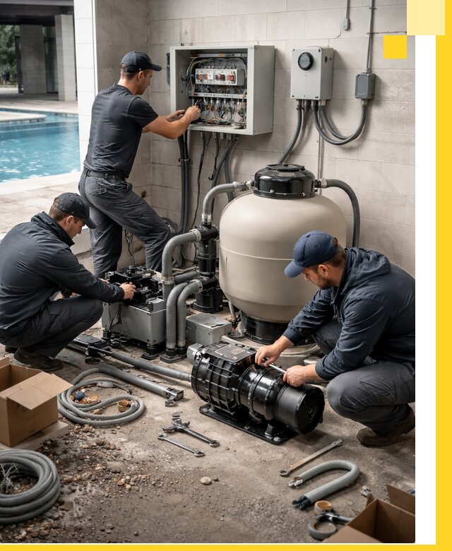 Профессиональный монтаж оборудования для бассейнов в Лениногорске