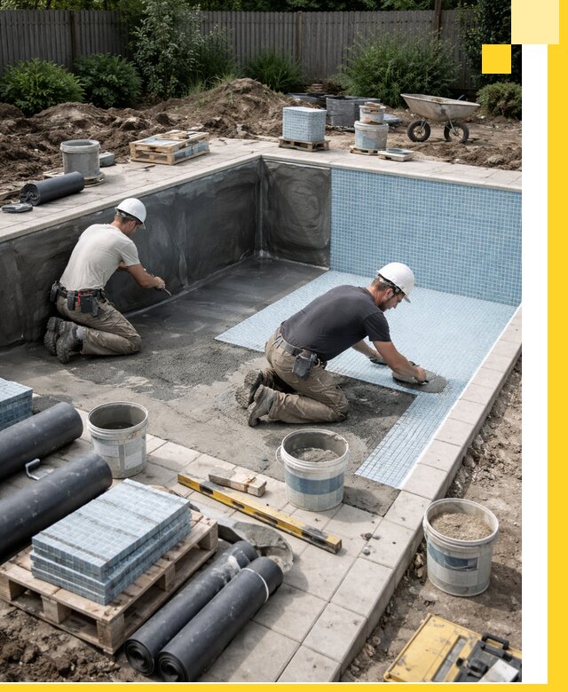 Проектирование и строительство стационарных бассейнов в Лениногорске