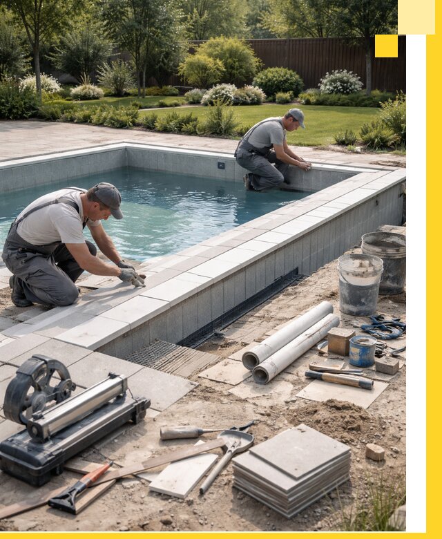 Строительство открытых бассейнов под ключ в Лениногорске профессионально