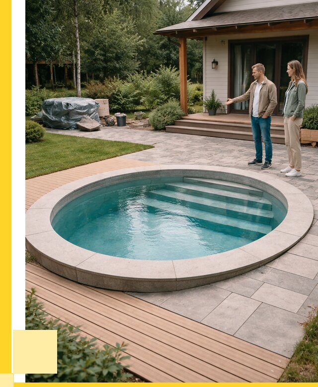 Бассейн на даче под ключ в Лениногорске от 206400 р., ЭриданЛнр