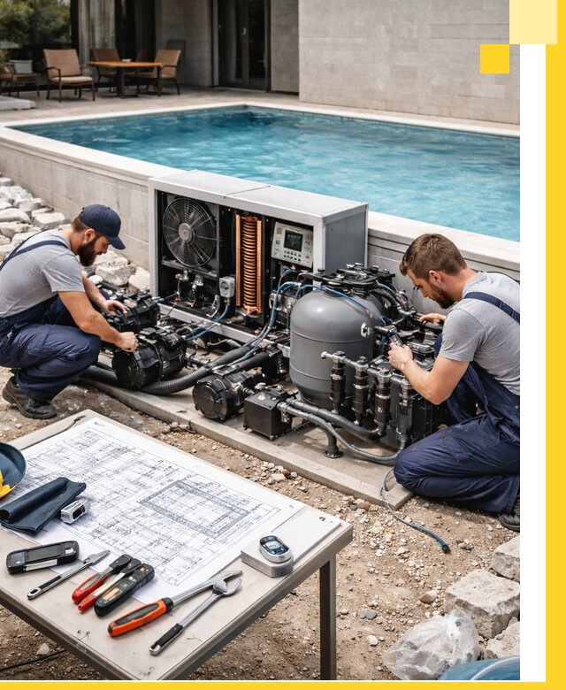 Проектирование и монтаж бассейнов с подогревом в Лениногорске