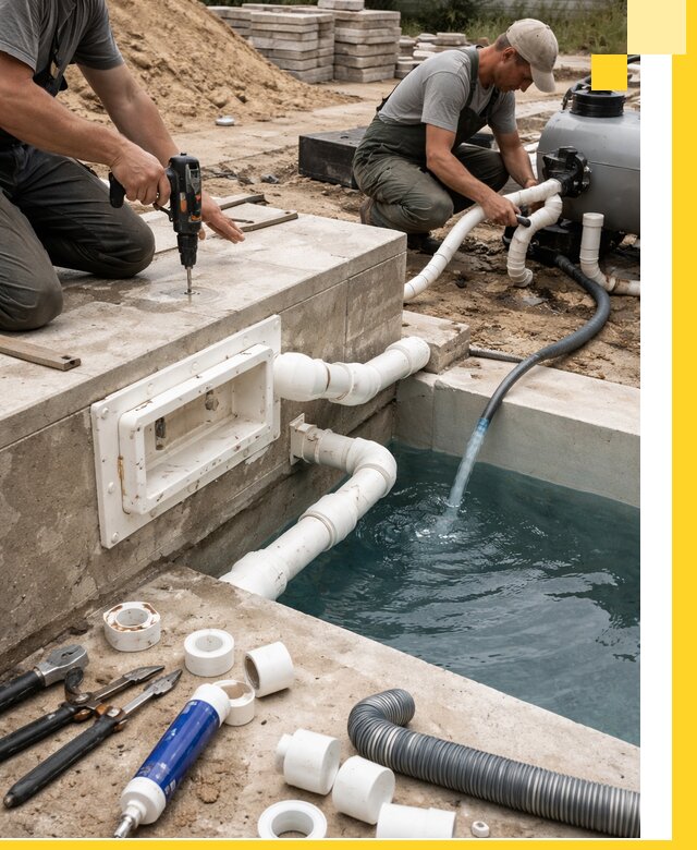 Строительство скиммерных бассейнов под ключ в Лениногорске