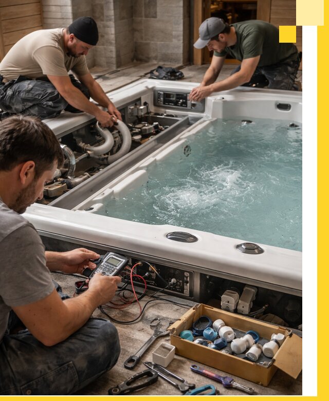 Гидромассажные бассейны под ключ в Лениногорске, дизайн и монтаж