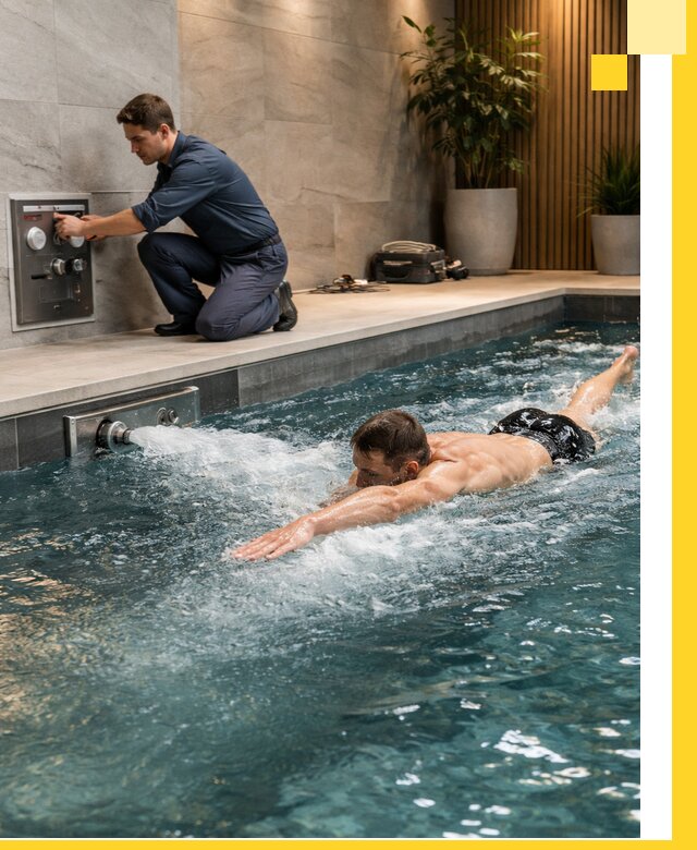 Проектирование и монтаж бассейнов с противотоком в Лениногорске