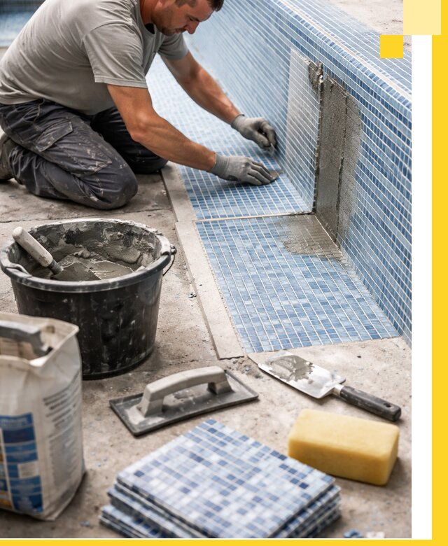 Укладка и ремонт мозаики для бассейнов под ключ в Лениногорске