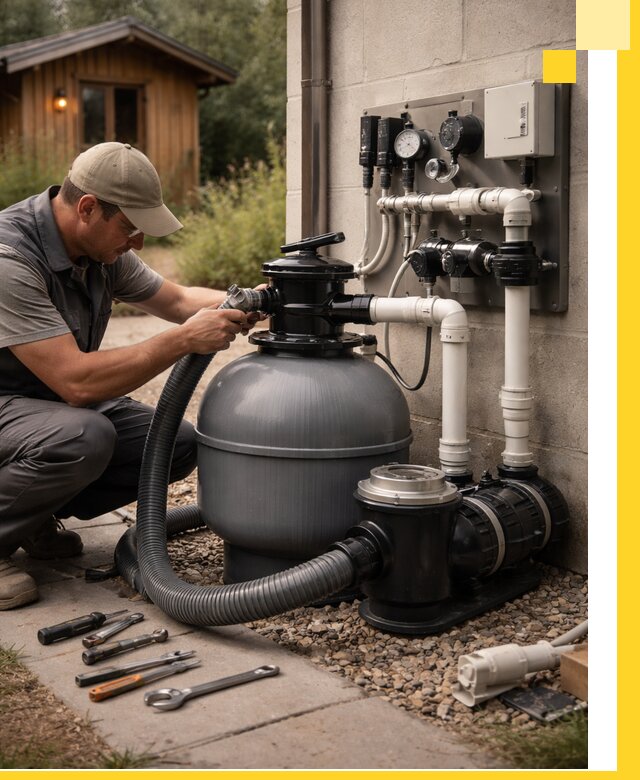 Продажа и монтаж фильтров и насосов для бассейнов в Лениногорске