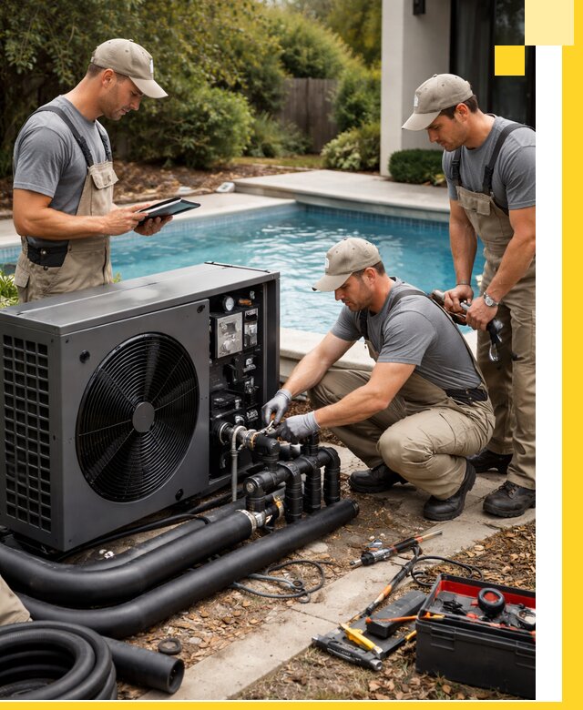 Проектирование и установка тепловых насосов для бассейнов в Лениногорске