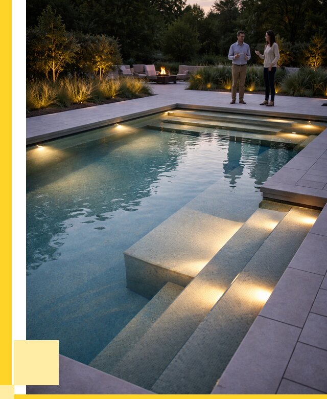 Освещение бассейнов в Лениногорске под ключ от 25800 р. | ЭриданЛнр