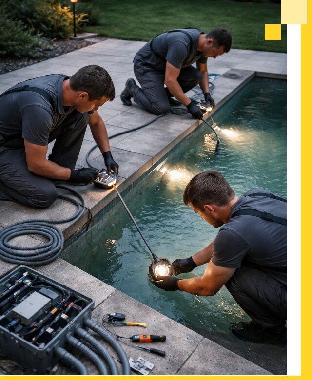 Профессиональное освещение бассейнов в Лениногорске: дизайн и монтаж